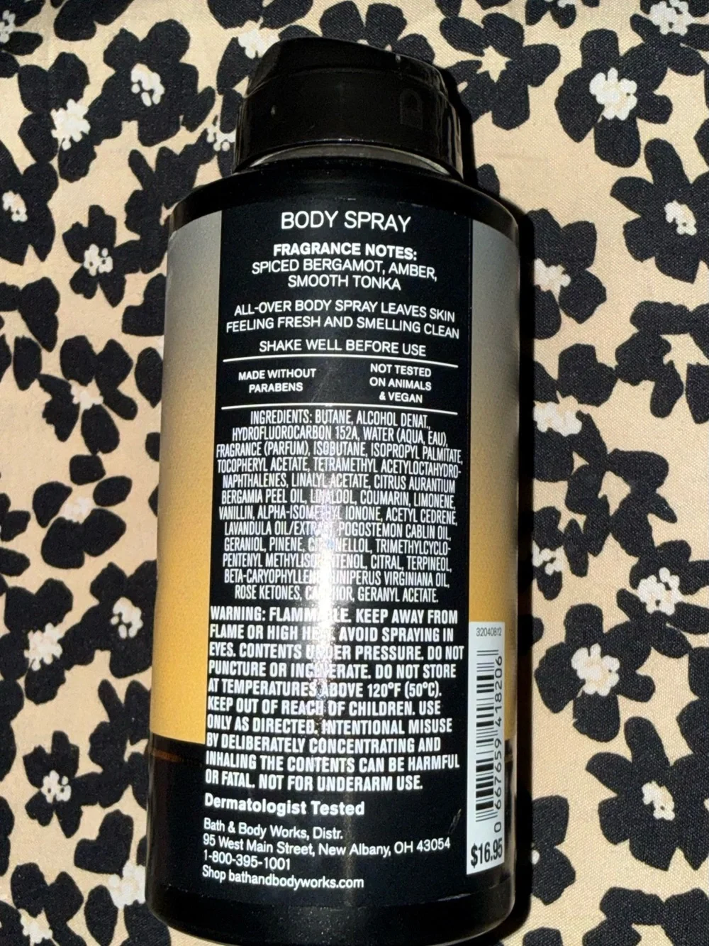 Bath & Body Works Men’s After Dark Grooming Trio - Gold & Black